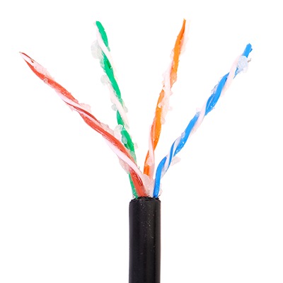 Bobina de 1000 ft ( 305 m ) Cat5e con gel para exterior, color Negro, para aplicaciones en sistemas de redes de datos y cableado estructurado.Uso intemperie. Bobina de 1000 ft ( 305 m ) Cat5e con gel para exterior, color Negro, para aplicaciones en sistemas de redes de datos y cableado estructurado.Uso intemperie.